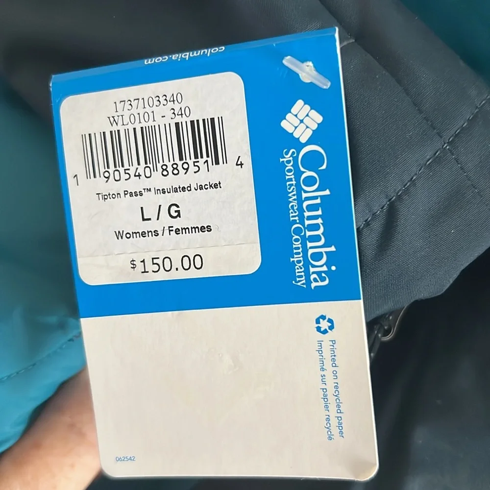 Columbia Blue and Gray Outdoor Jacket - Picture 3 of 4